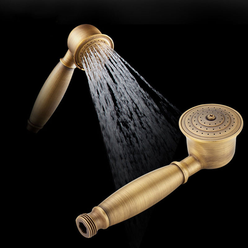 Orthorun | Traditional Handheld Shower Head with Hose - Polished Brass Wall Mounted
