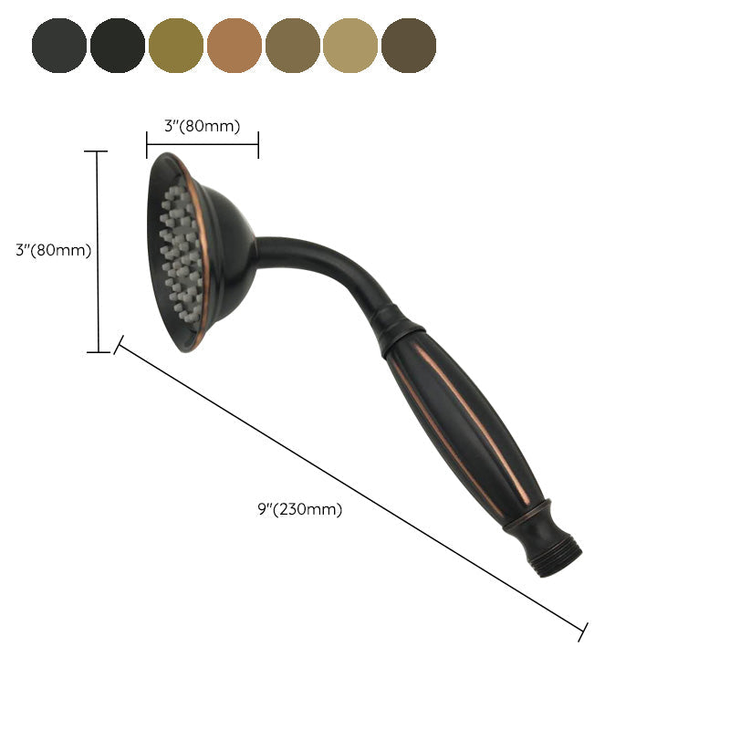 Orthorun | Traditional Handheld Shower Head with Hose - Polished Brass Wall Mounted