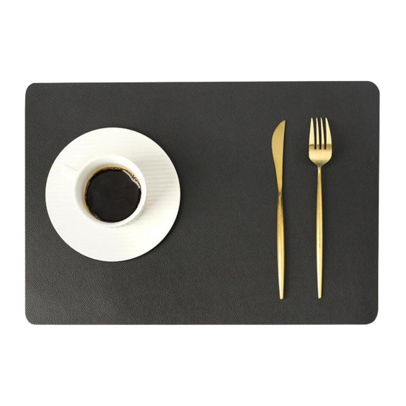 Orthorun | Modern Rectangular Waterproof PU Leather Placemats