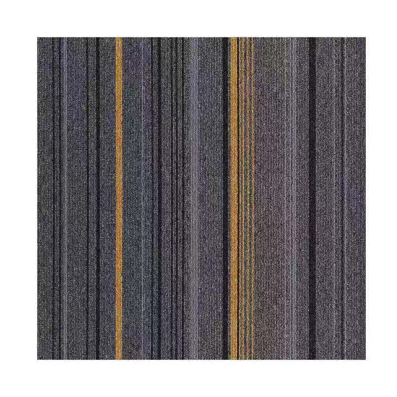 Orthorun | Dark Color Level Loop Carpet Tile – Non-Slip Self-Adhesive Indoor Office Carpet Squares