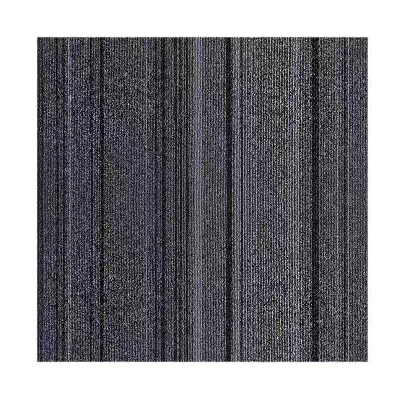 Orthorun | Dark Color Level Loop Carpet Tile – Non-Slip Self-Adhesive Indoor Office Carpet Squares