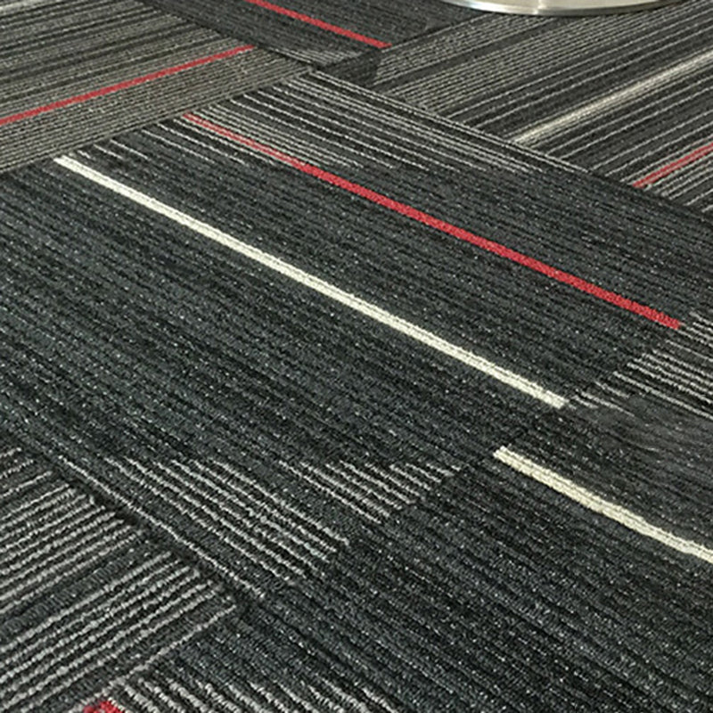 Orthorun | Dark Color Level Loop Carpet Tile – Non-Slip Self-Adhesive Indoor Office Carpet Squares