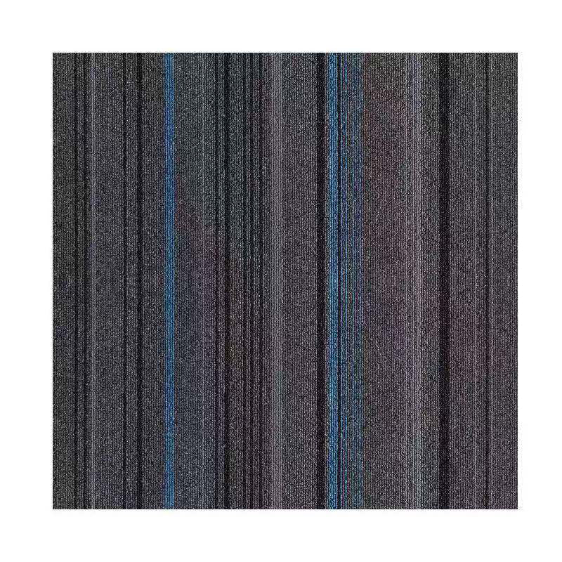 Orthorun | Dark Color Level Loop Carpet Tile – Non-Slip Self-Adhesive Indoor Office Carpet Squares