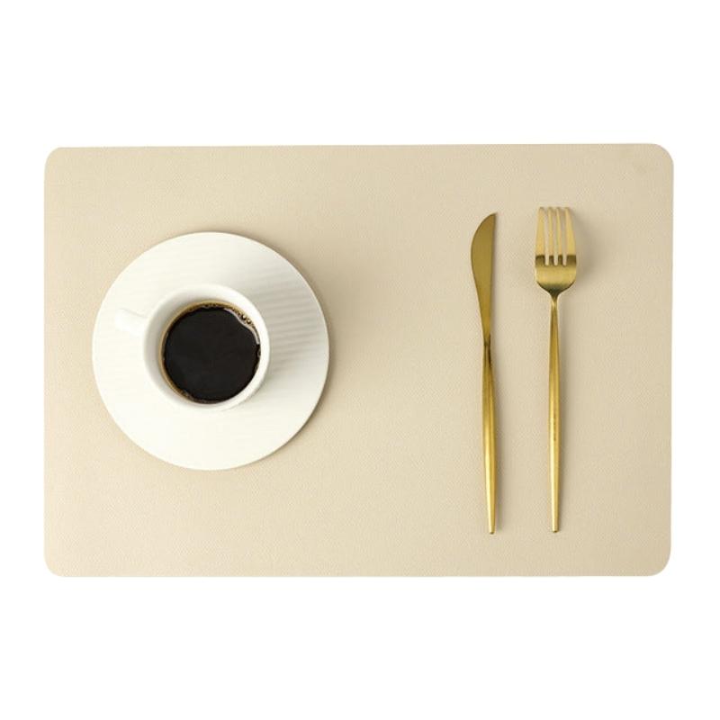 Orthorun | Modern Rectangular Waterproof PU Leather Placemats
