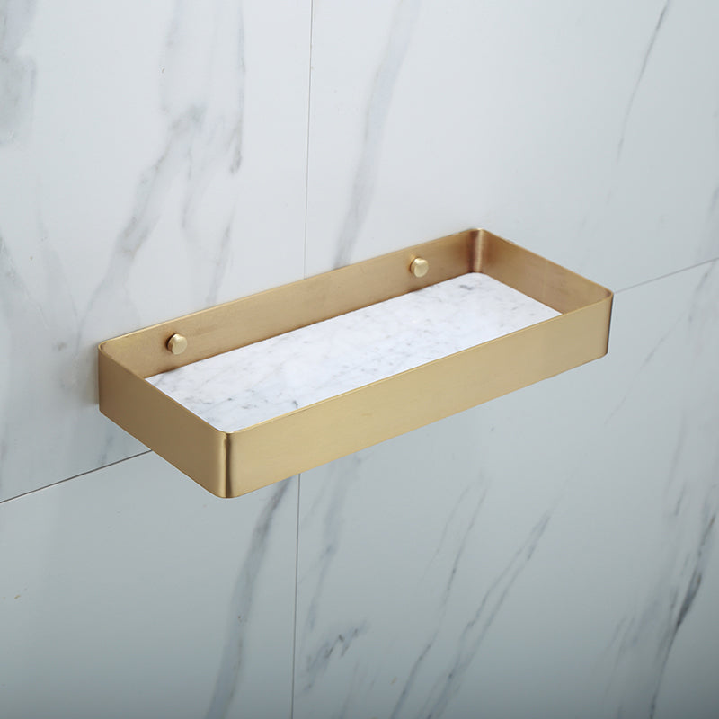 Orthorun | Polished Brass Bathroom Accessory Set - Marble Bathroom Hardware