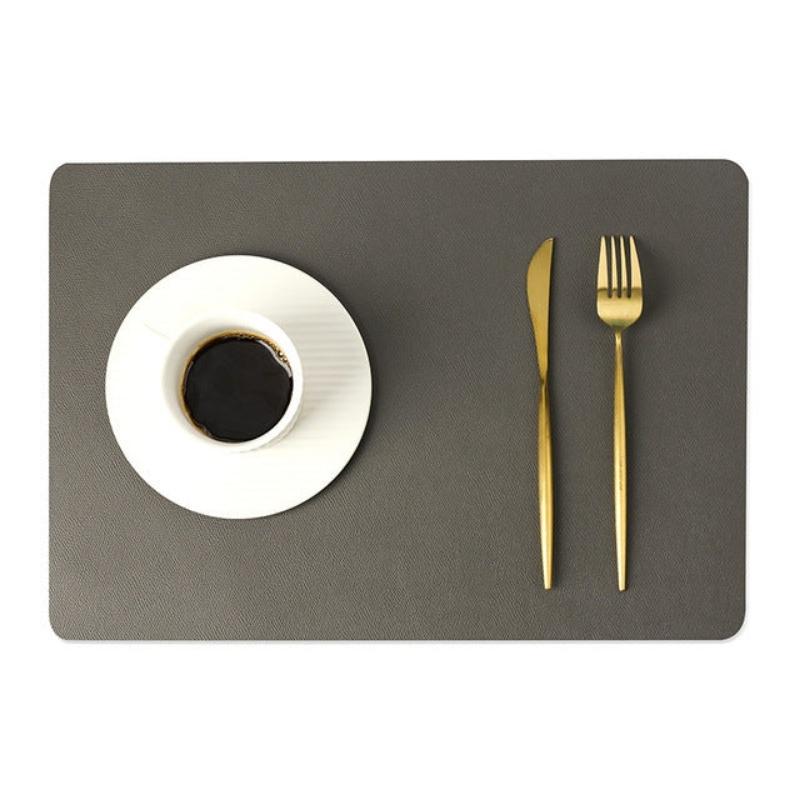 Orthorun | Modern Rectangular Waterproof PU Leather Placemats