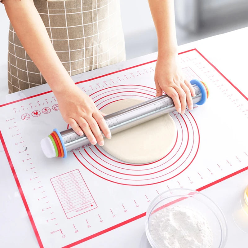 Adjustable Rolling Pin with Rings - Orthorun