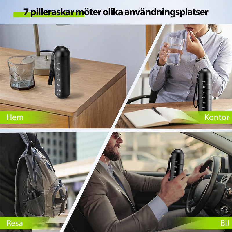 Orthorun | 7-Day Portable Pill Organizer for Travel