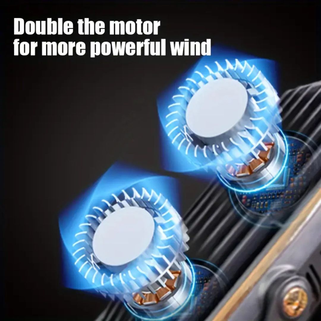Orthorun | Coolux – Ultra-Quiet USB Desktop Fan – Portable Personal Cooling Fan