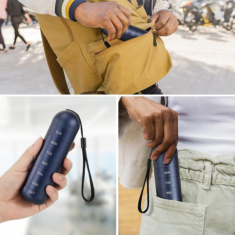 Orthorun | 7-Day Portable Pill Organizer for Travel