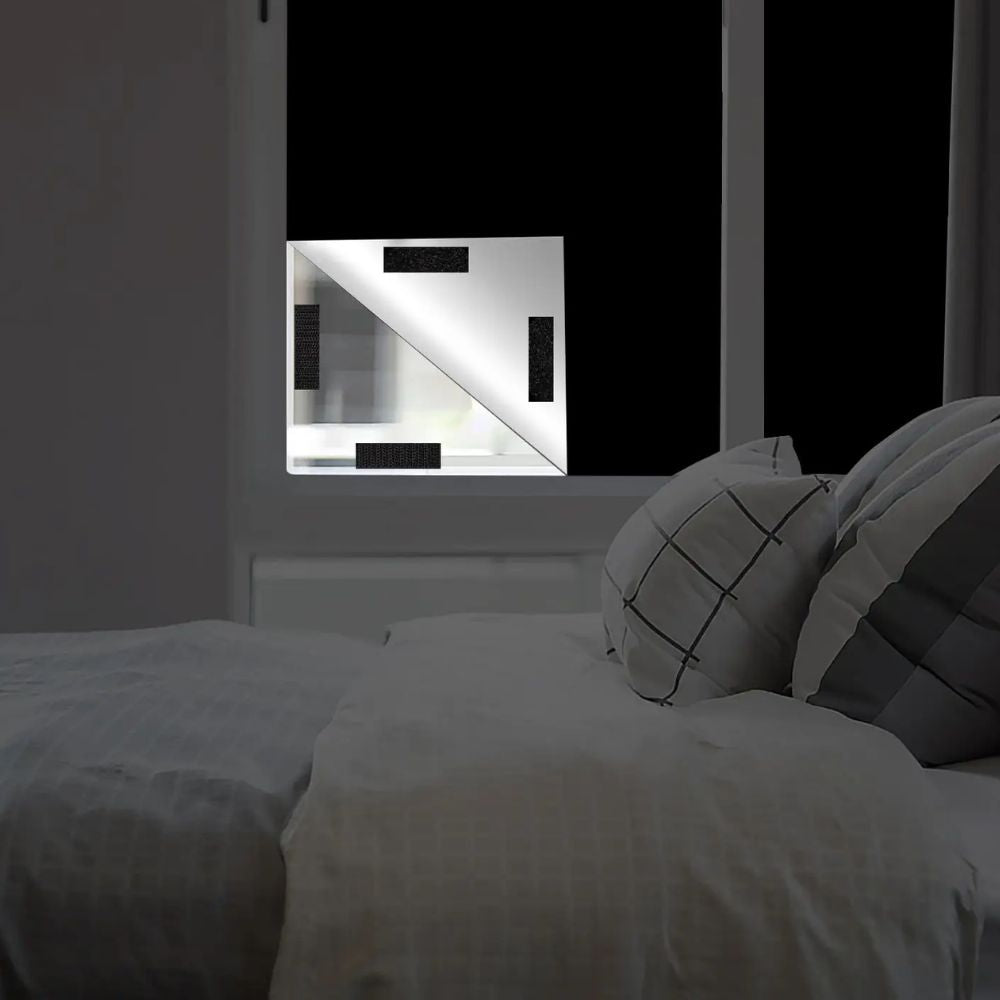 Adhesive Blackout Sun Blocking Window Cover Shade - Orthorun