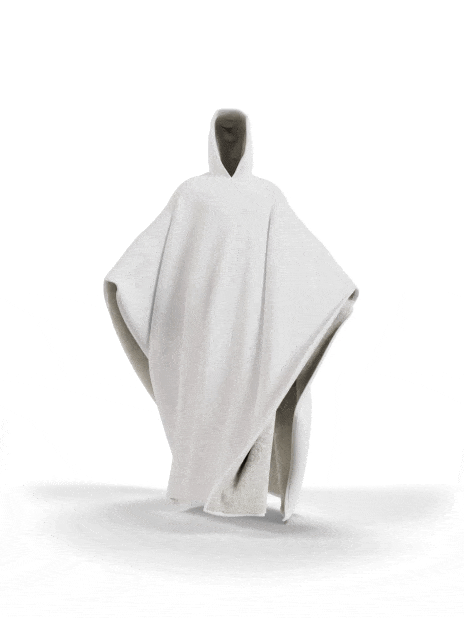 Orthorun | Weighted Cloak Hoodie – Sensory-Friendly Cotton Hoodie with Faux Fur Lining, Cozy Oversized Comfort