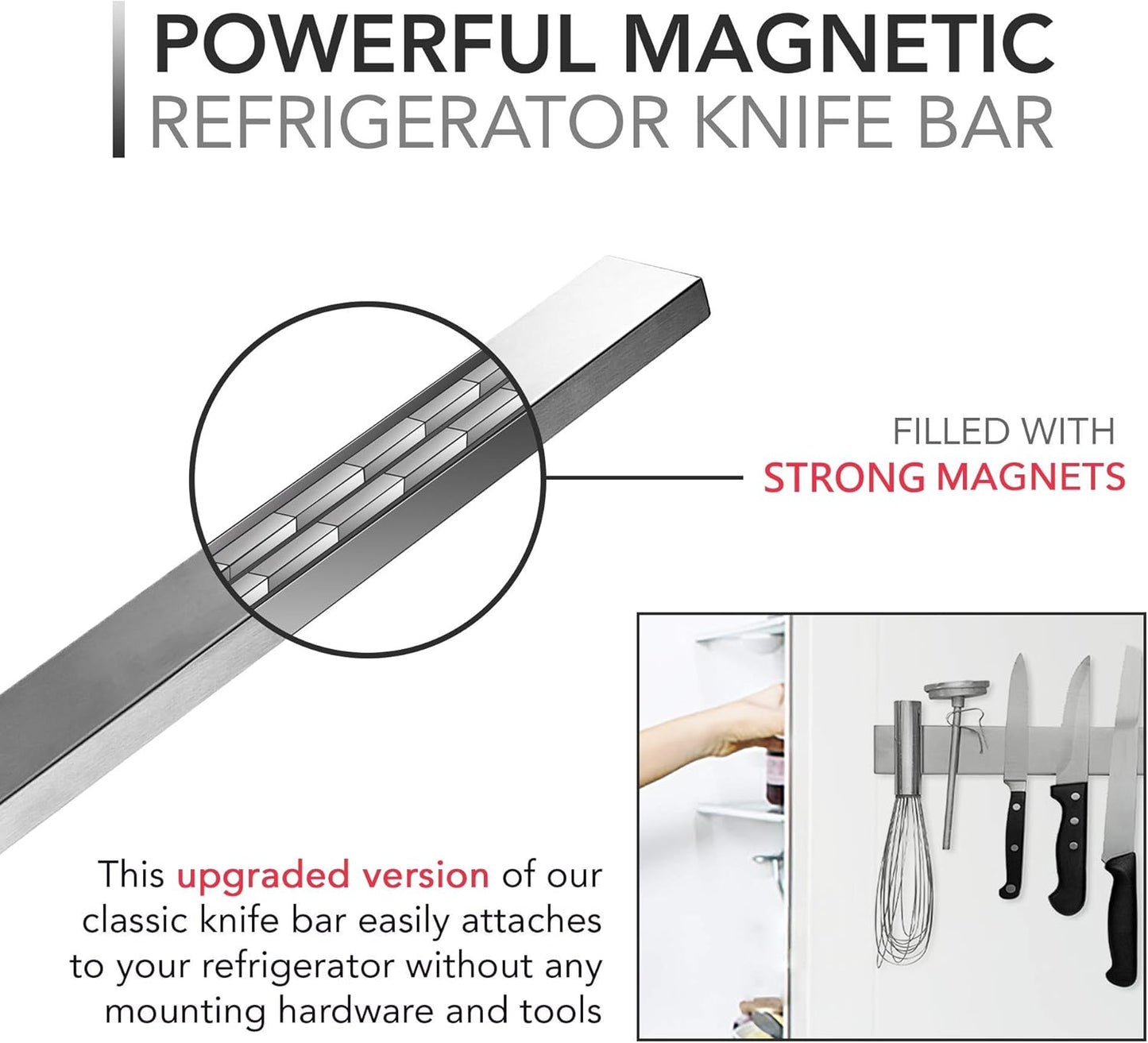 14 Inch Magnetic Knife And Tools Holder - Orthorun