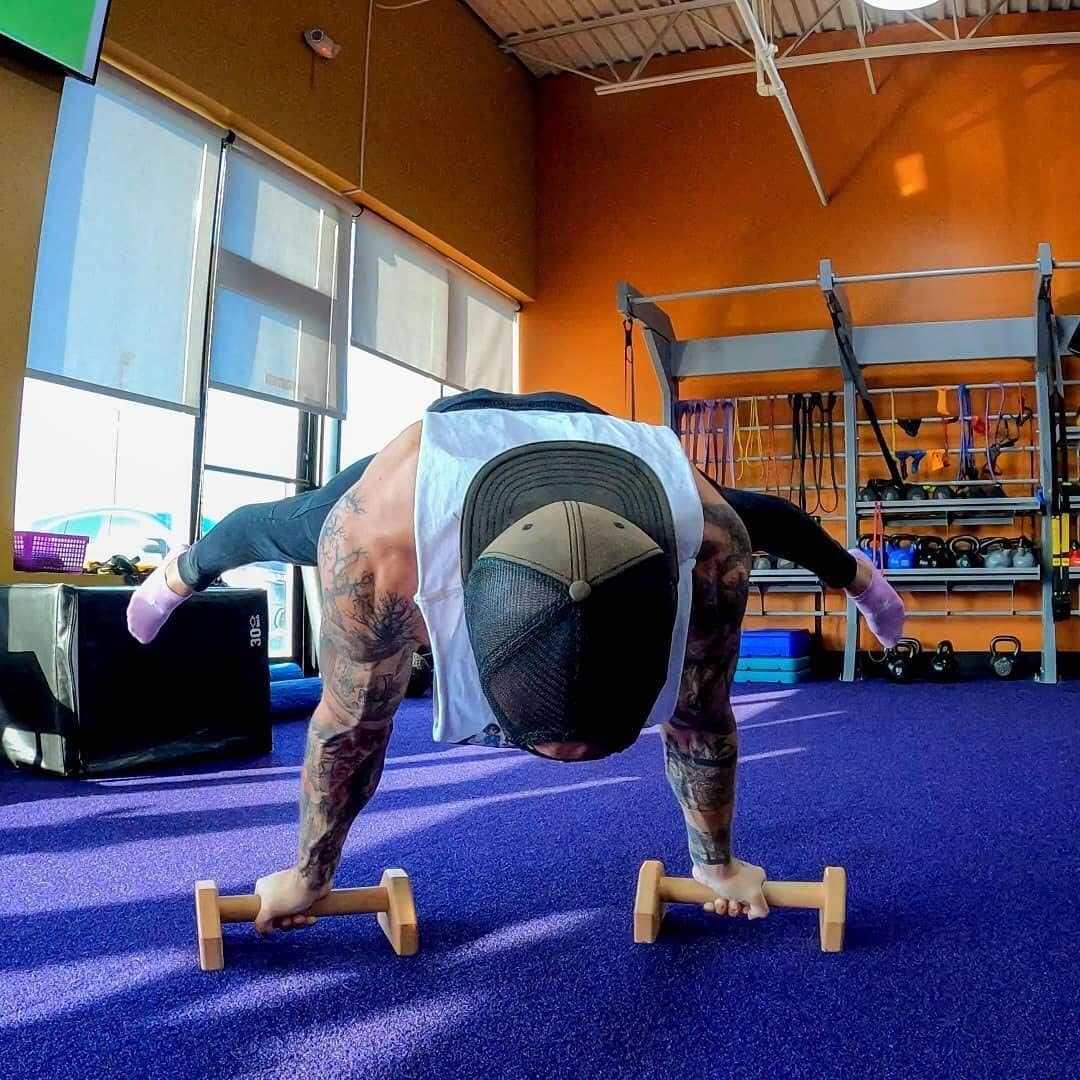Orthorun | Calisthenics PowerBars - Robust Three Push-Up Stands