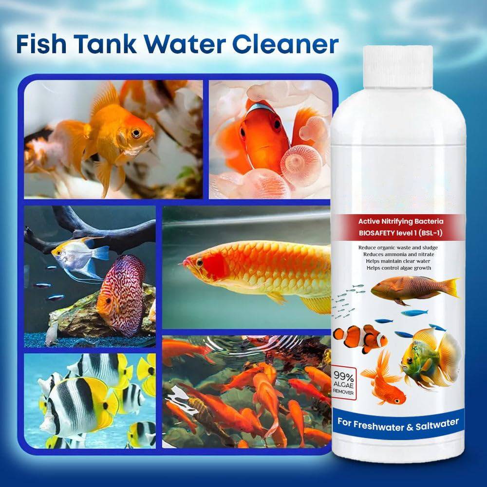 3 Pack Fish Tank Cleaner Liquid - Orthorun