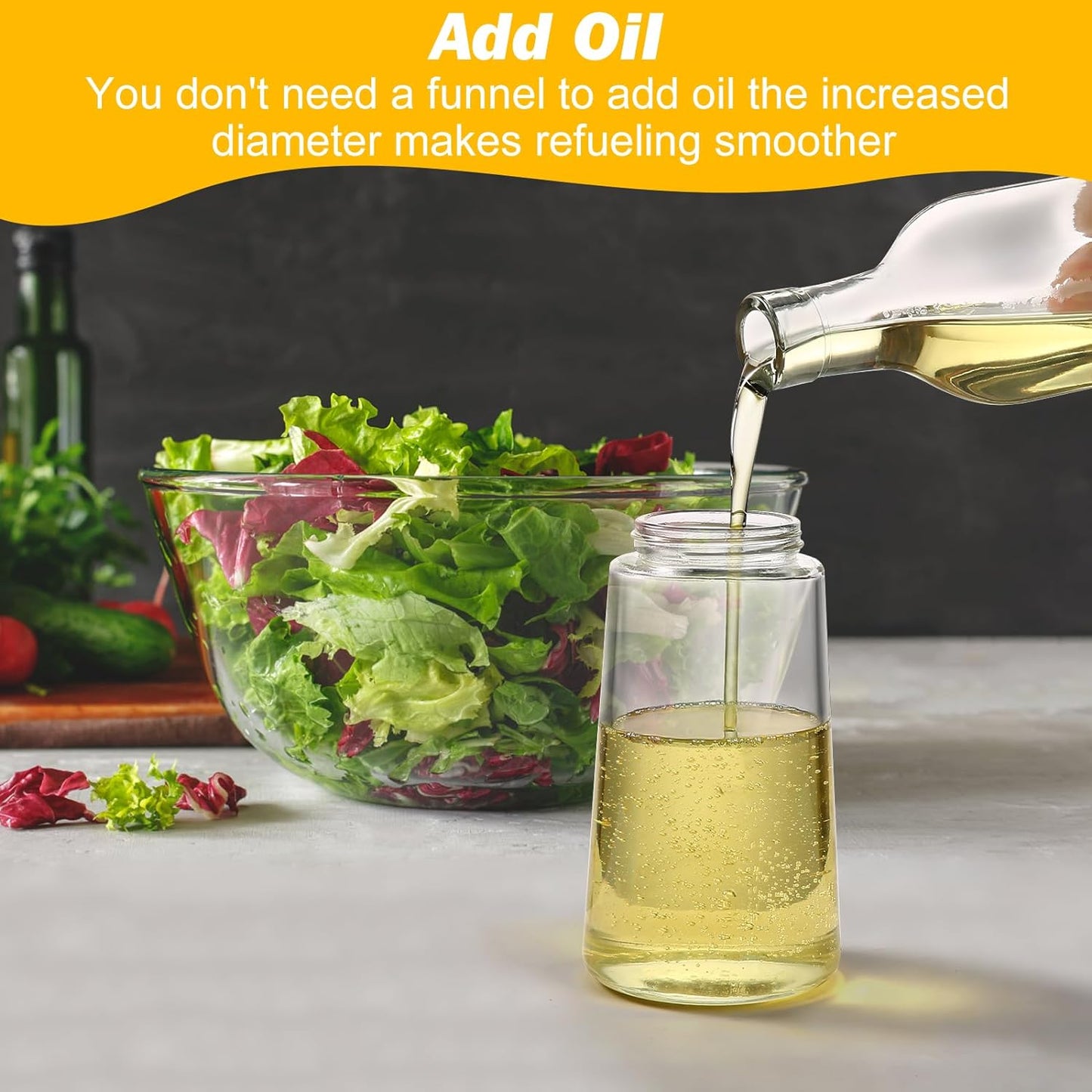 2 Pack Oil Dispenser And Sprayer Bottle - Orthorun