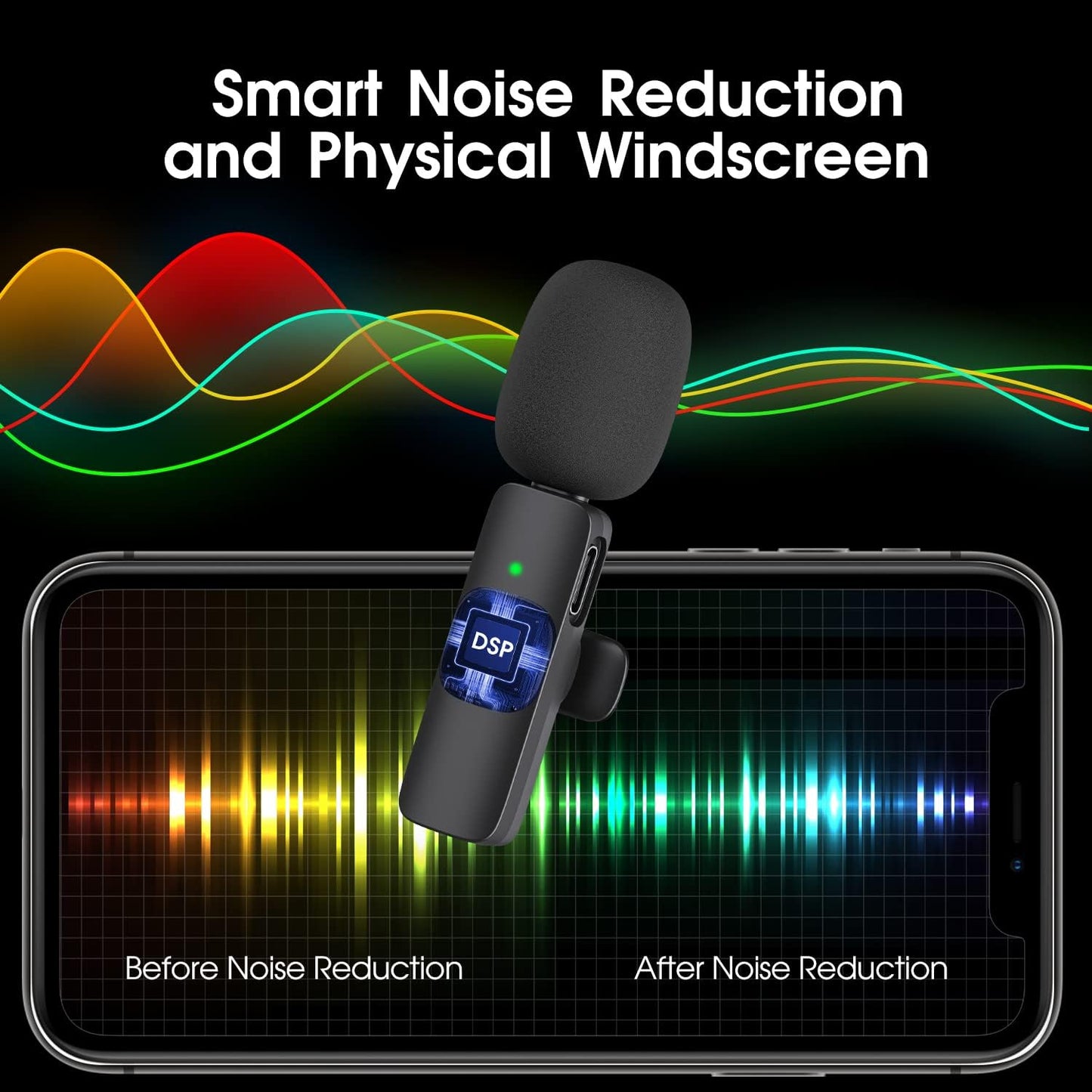 2 Pack Wireless Microphone For Iphone Ipad - Orthorun