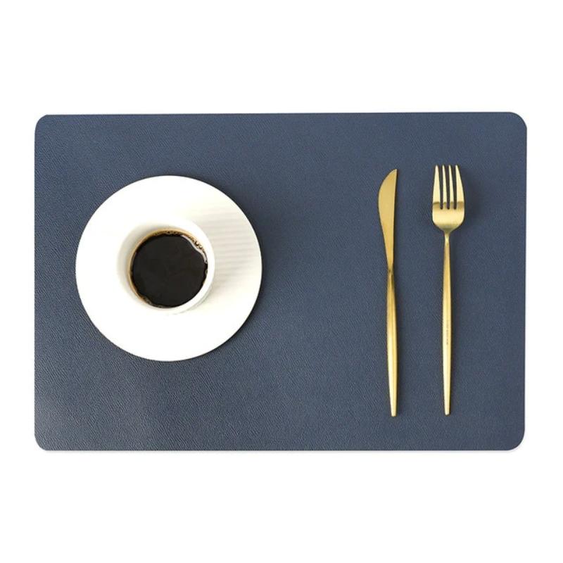Orthorun | Modern Rectangular Waterproof PU Leather Placemats