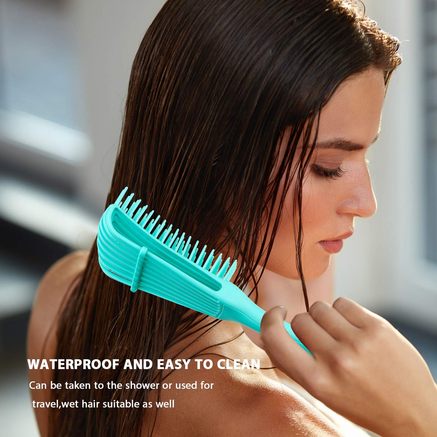 2 Pieces Detangling Brush for Afro America African Hair Textured 3a to 4c - Orthorun