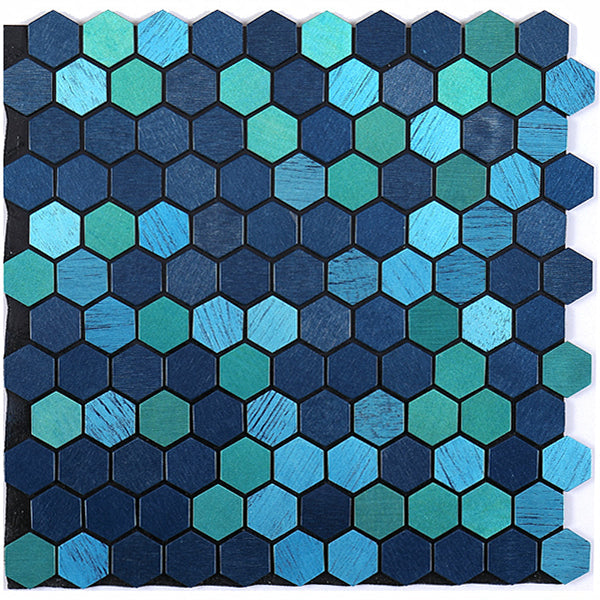 Orthorun | Modern Peel & Stick Metal Mosaic Tile - Hexagon & Subway Options