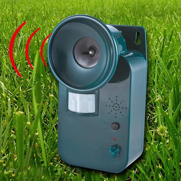 5000sqft 9v Dc Ultra Sonic Cordless Pest Animal Repeller Outdoor Safely Repel Various Animal - Orthorun