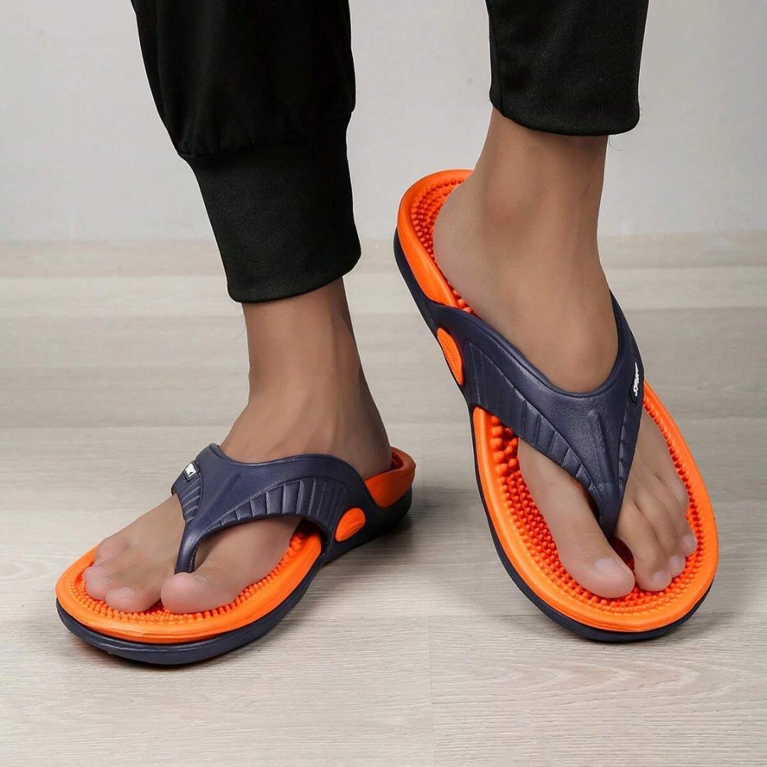 Orthorun | Reflexa – Acupressure Massage Slippers – Reflexology Foot Massage Sandals for Pain Relief