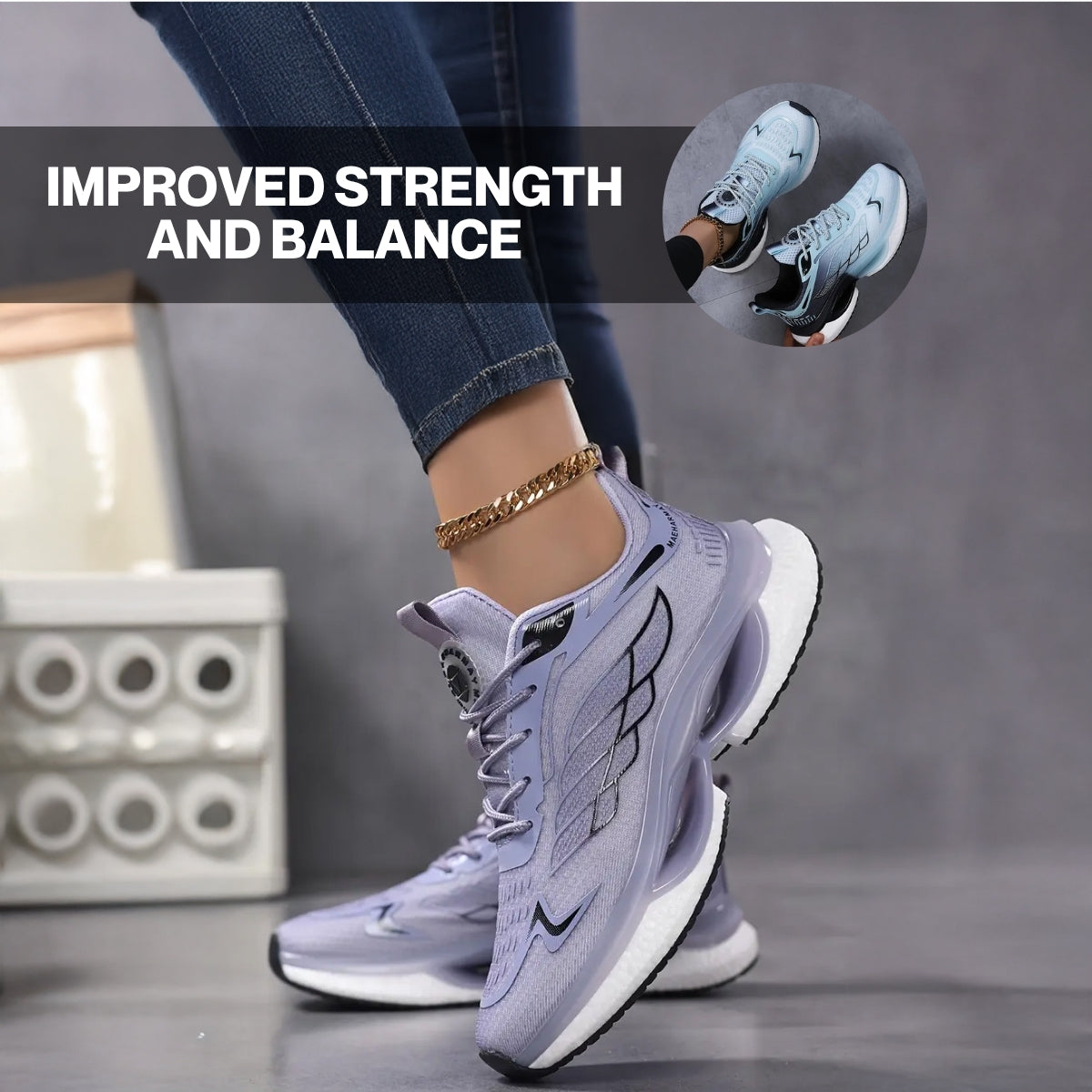 Aerion - Hands Free and Supportive Walking Shoes