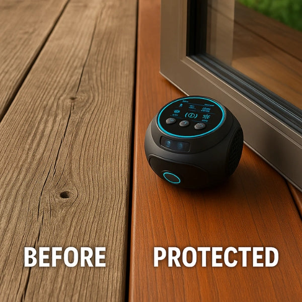 Orthorun | Plug-In Ultrasonic Rat Repellent – Chemical-Free, Silent, Covers Up to 3200 sq. ft. for Indoor & Outdoor Use