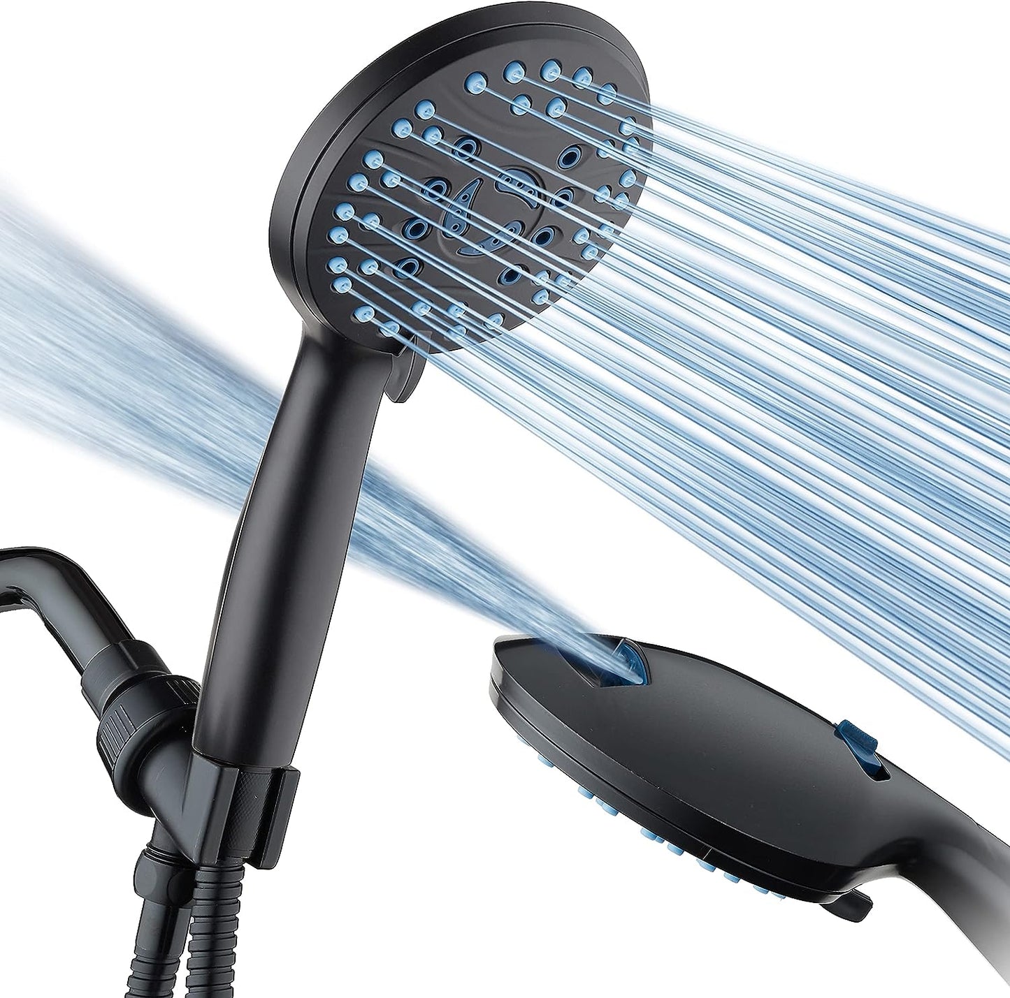 Adjustable Pressure Handheld Shower Head With A Hose - Orthorun