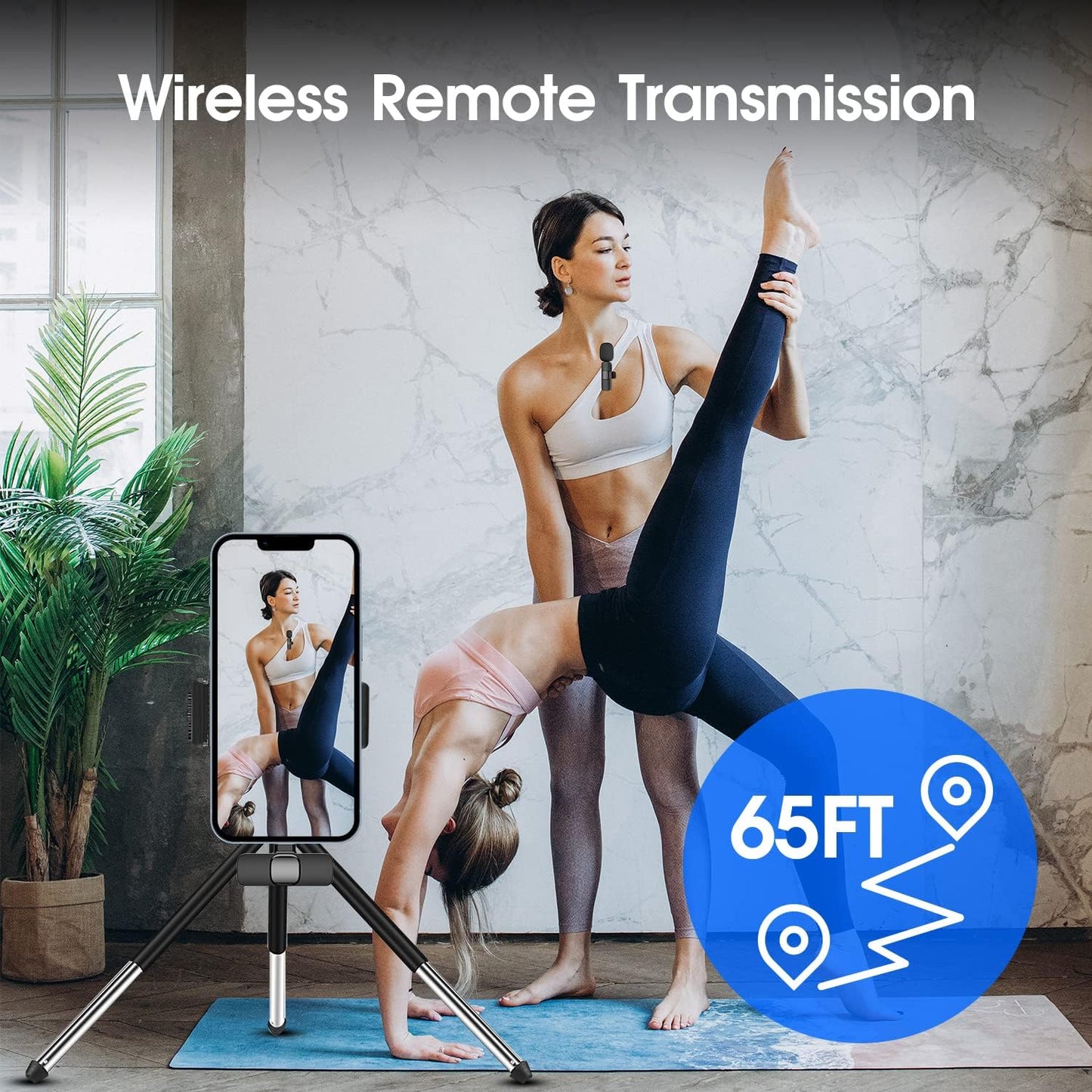 2 Pack Wireless Microphone For Iphone Ipad - Orthorun