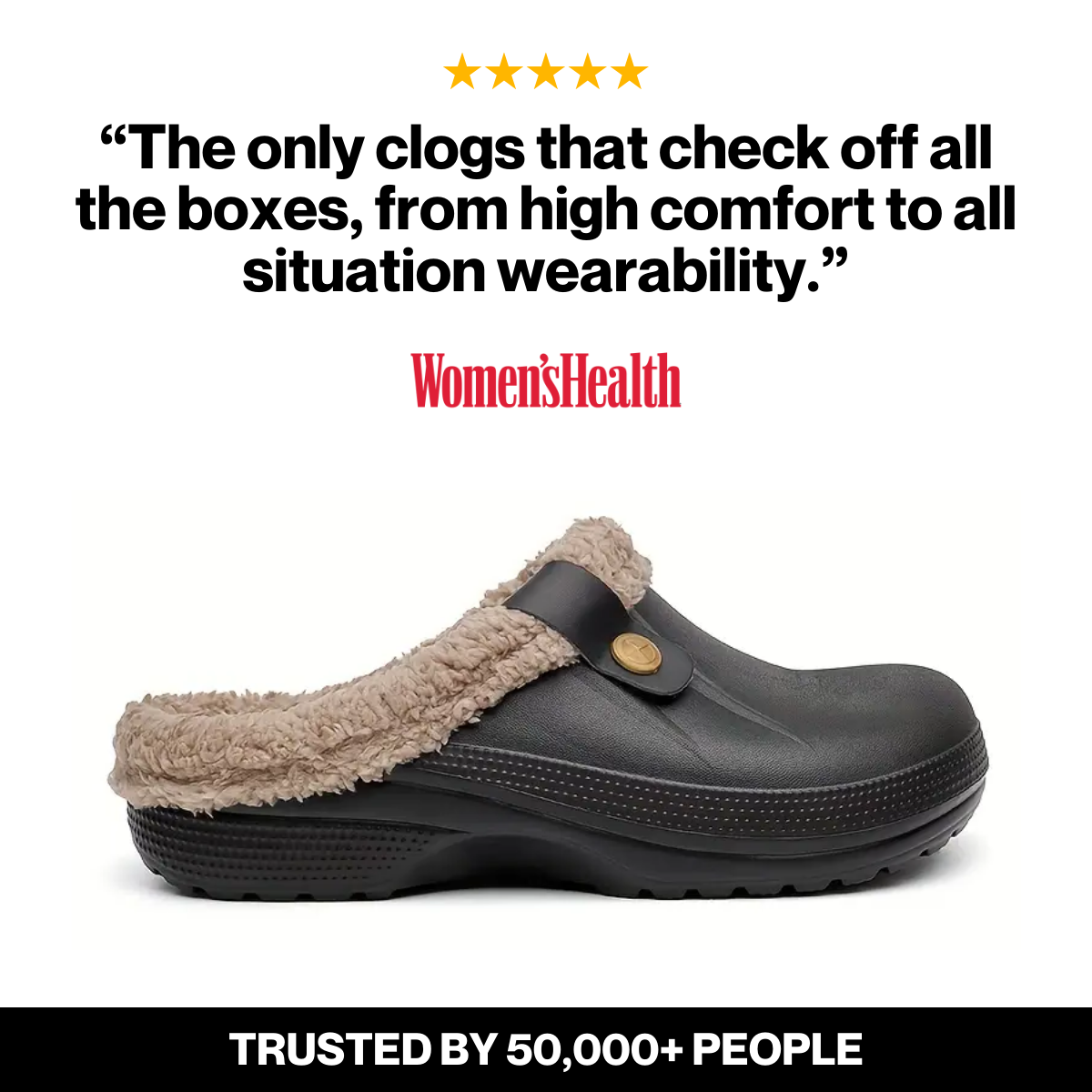 Orthorun Fuzzy - Healthy & Non-Slip Comfort Clog Mules