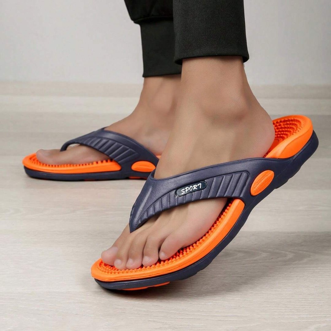 Orthorun | Reflexa – Acupressure Massage Slippers – Reflexology Foot Massage Sandals for Pain Relief
