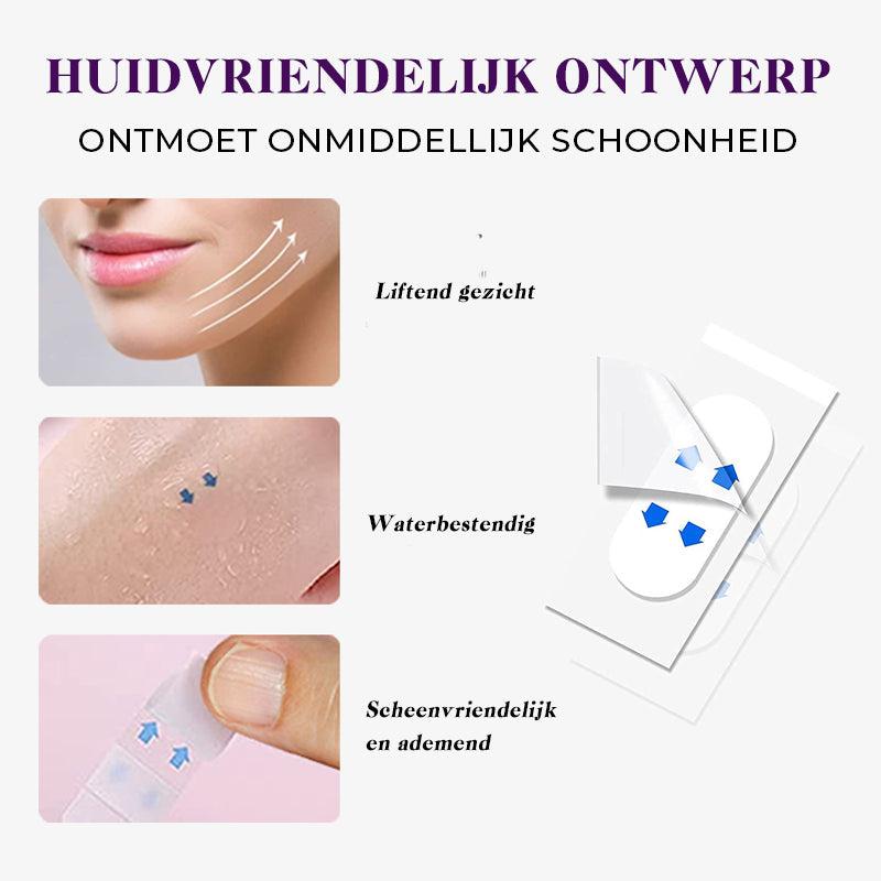 Orthorun | Invisible Face Lifter Tape – Instant Face Lift & V-Shape Slimming Tape