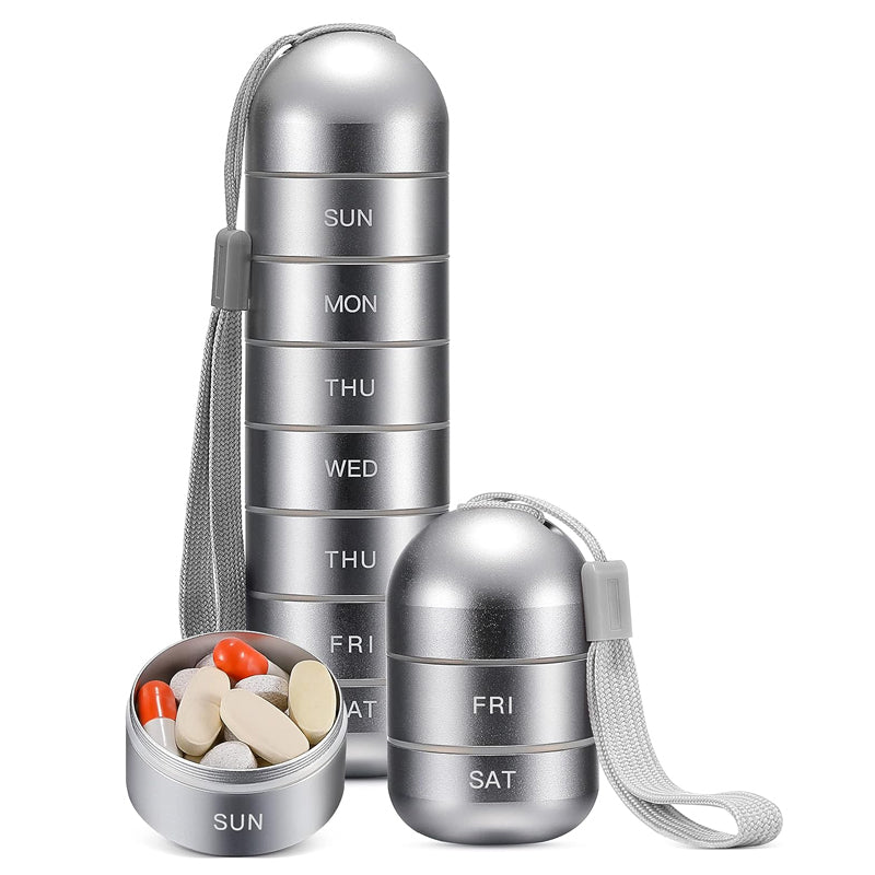 Orthorun | 7-Day Portable Pill Organizer for Travel