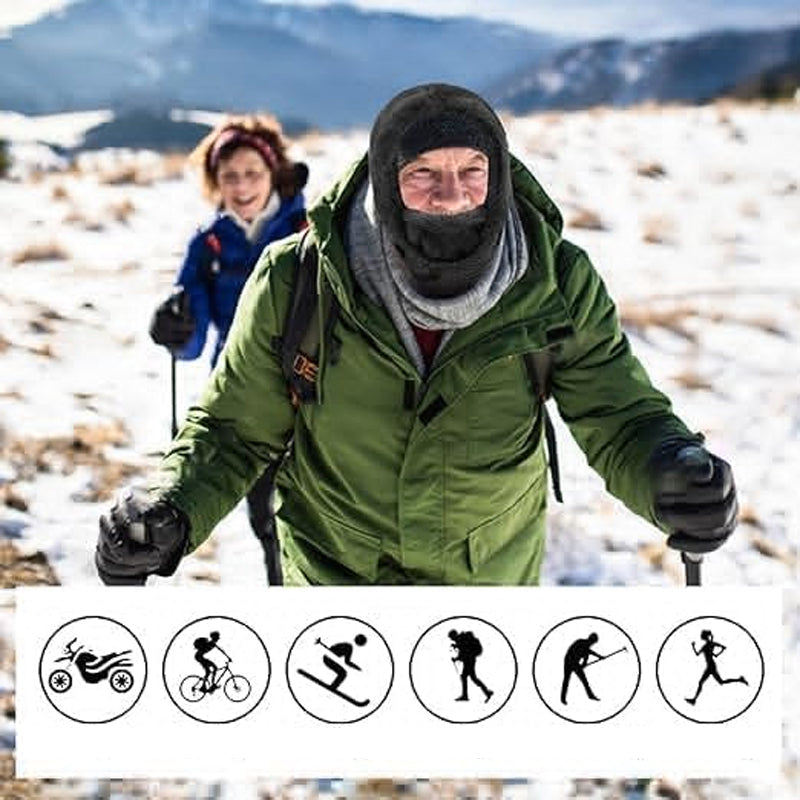 Orthorun | 3-in-1 Winter Hat – Warm Windproof Balaclava & Face Mask