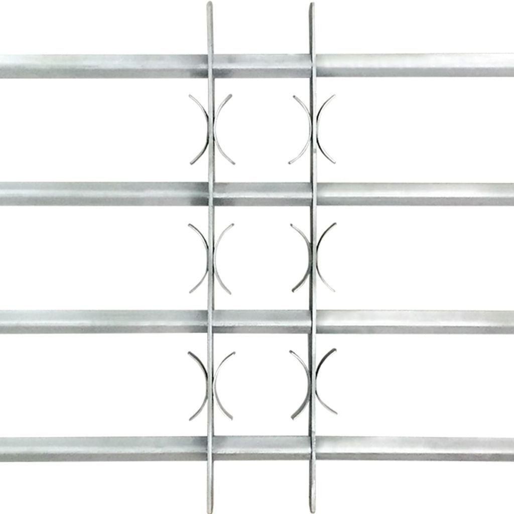 Adjustable safety grille for windows with 3 crossbars 700-1050 mm - Orthorun