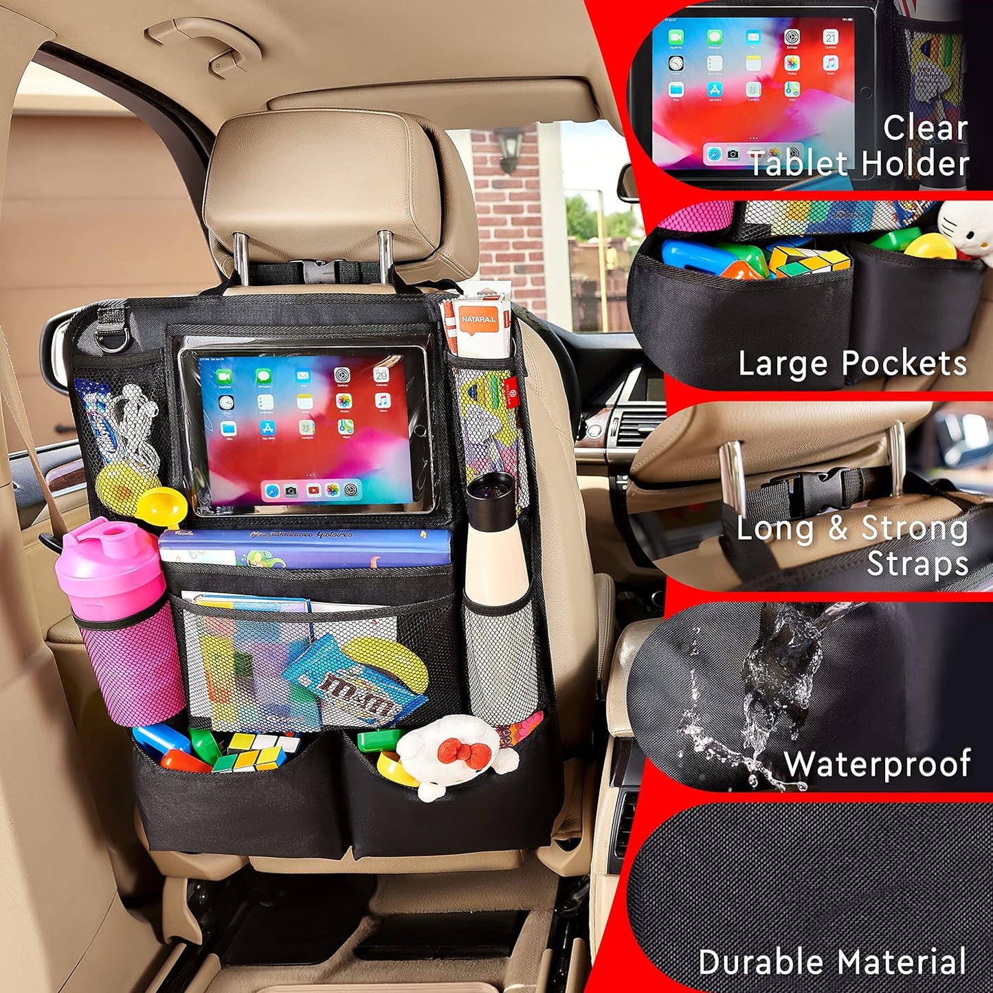 2-pack Car Backseat Organizer - Orthorun