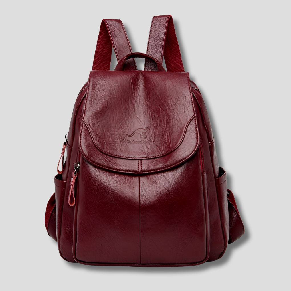 Alea | Women’s Anti-Theft Leather Backpack