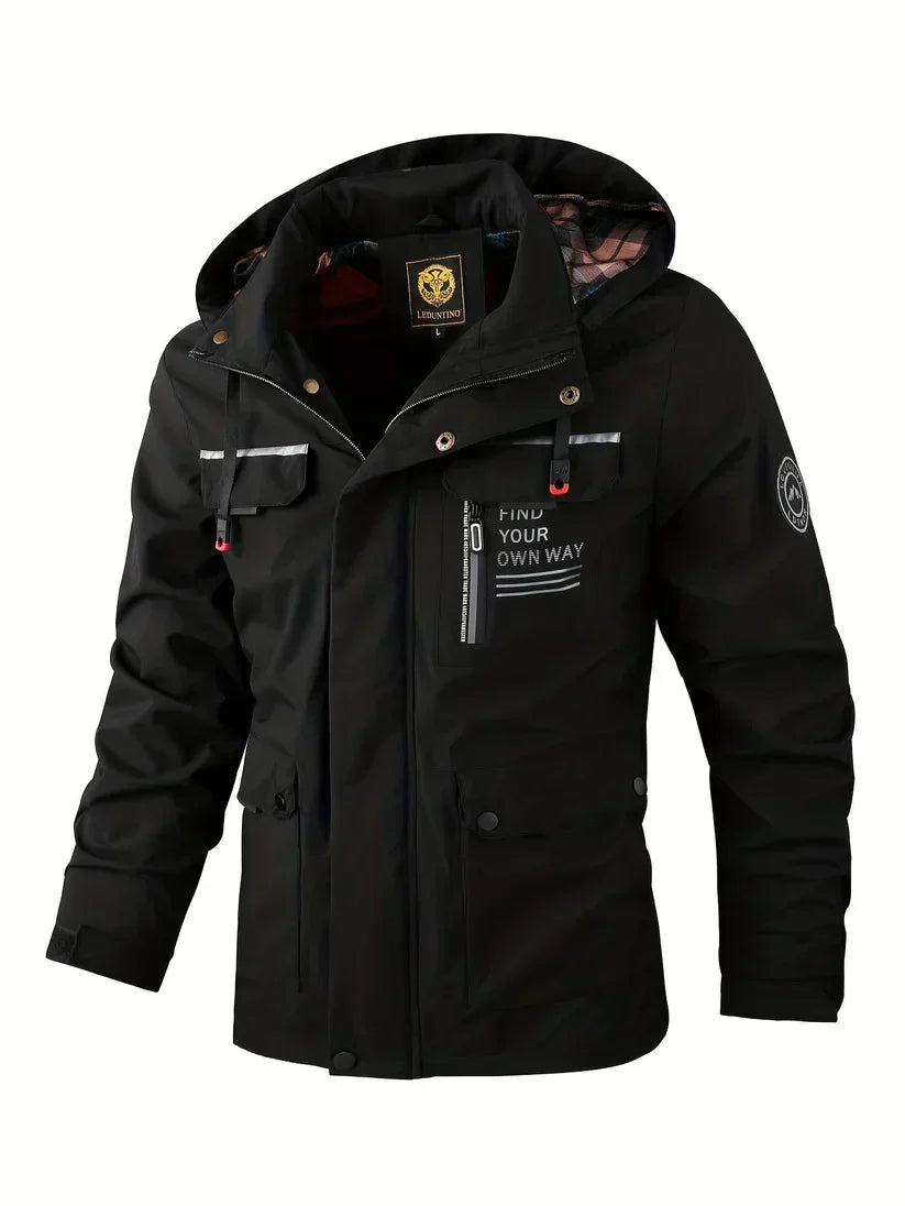 Angelo | Men’s Waterproof Winter Jacket with Hood