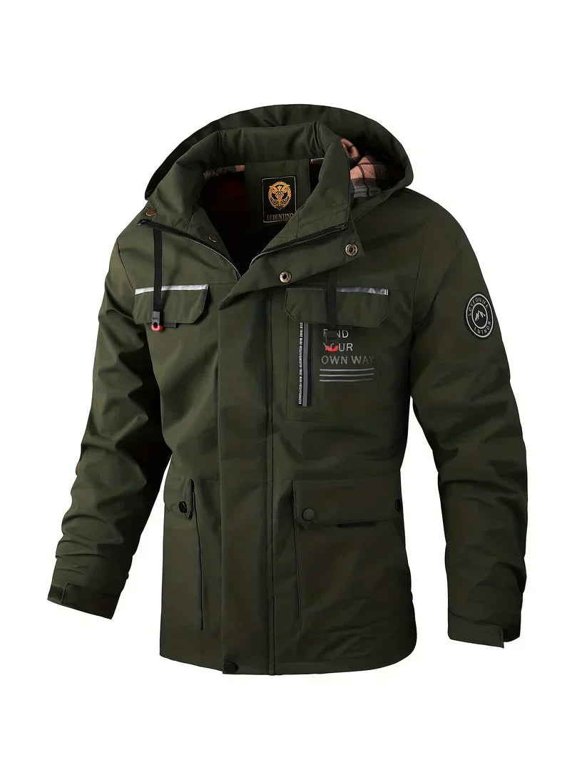 Angelo | Men’s Waterproof Winter Jacket with Hood