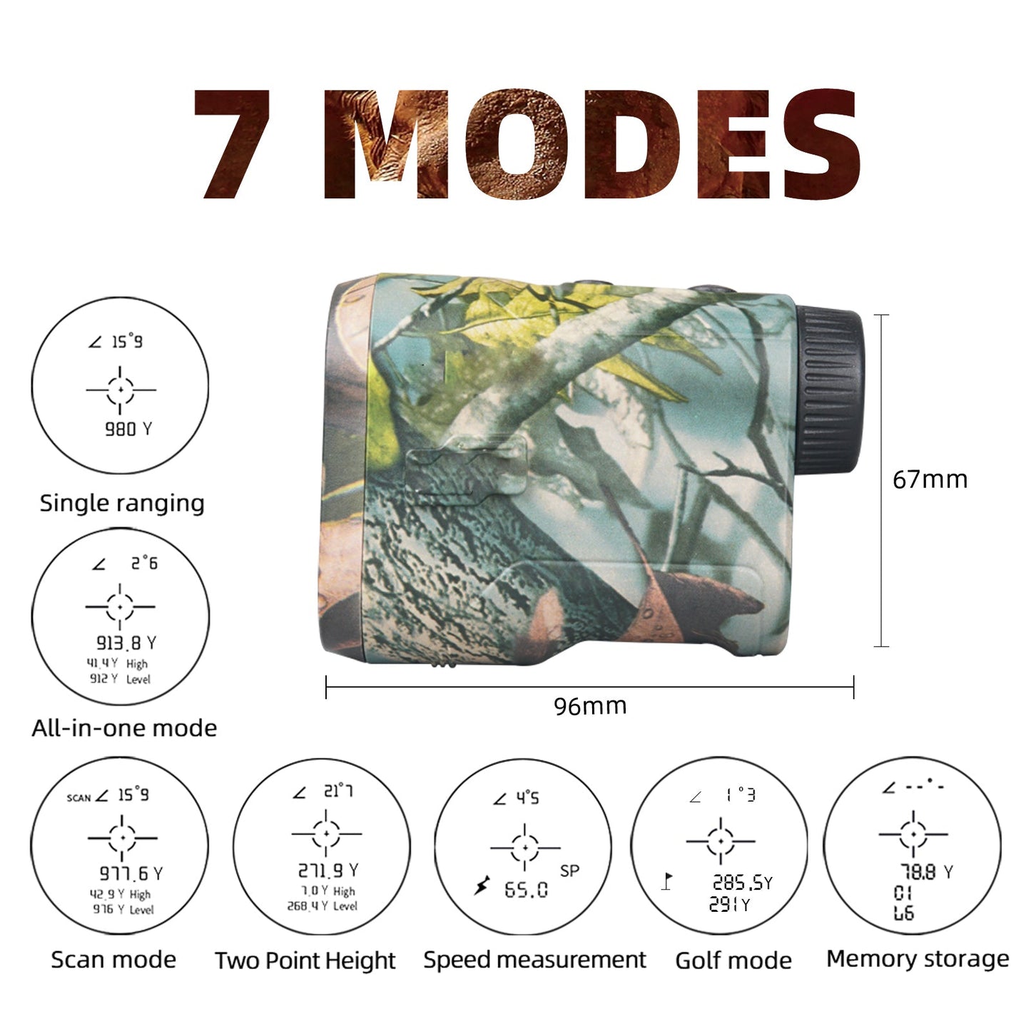 1000 Feet Hunting Range Finder - Orthorun