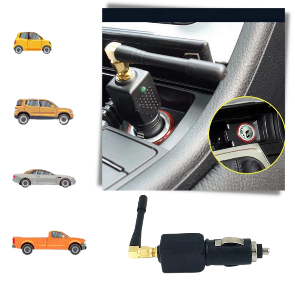 Orthorun | Portable GPS Signal Blocker for Car – 12V Lighter Powered Privacy Device for Vehicles