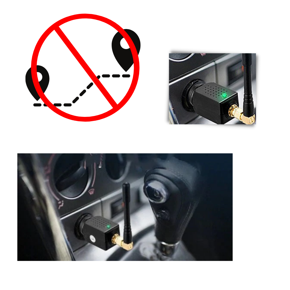 Orthorun | Portable GPS Signal Blocker for Car – 12V Lighter Powered Privacy Device for Vehicles