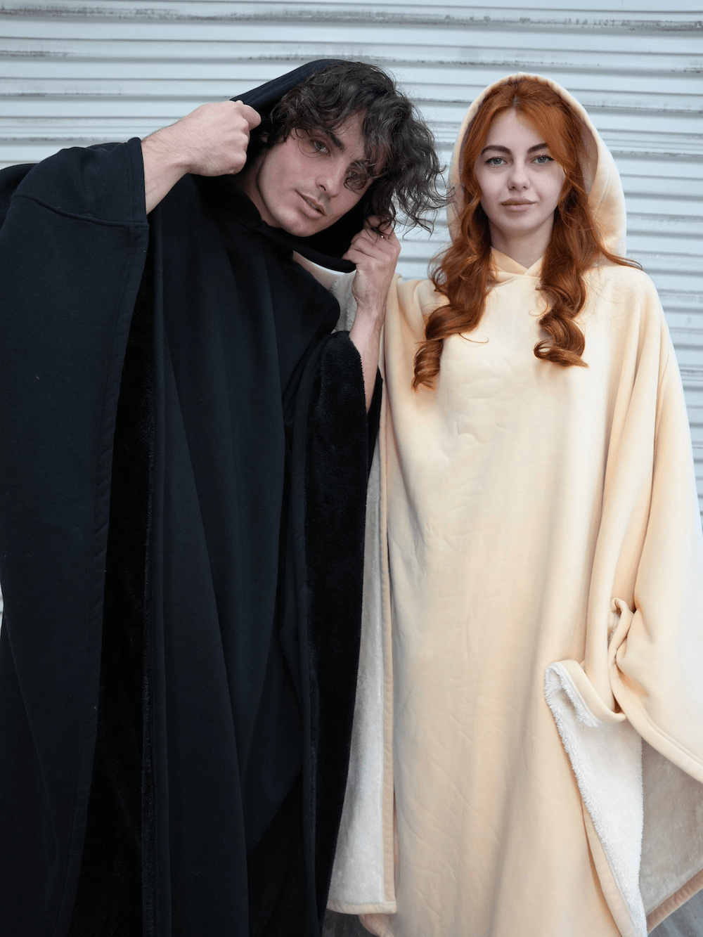 Orthorun | Weighted Cloak Hoodie – Sensory-Friendly Cotton Hoodie with Faux Fur Lining, Cozy Oversized Comfort