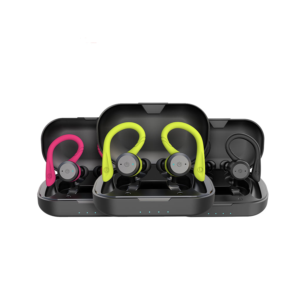 Orthorun | Vega Waterproof Wireless Sport Earbuds – 20 Hours Playtime | Bluetooth 5.0, IPX7 for Swimming & Fitness