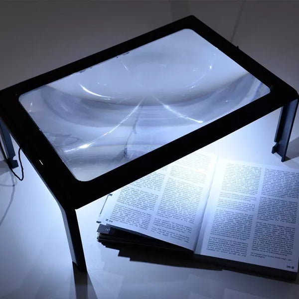 3x Magnifying Glass For Reading With LED Light - Orthorun