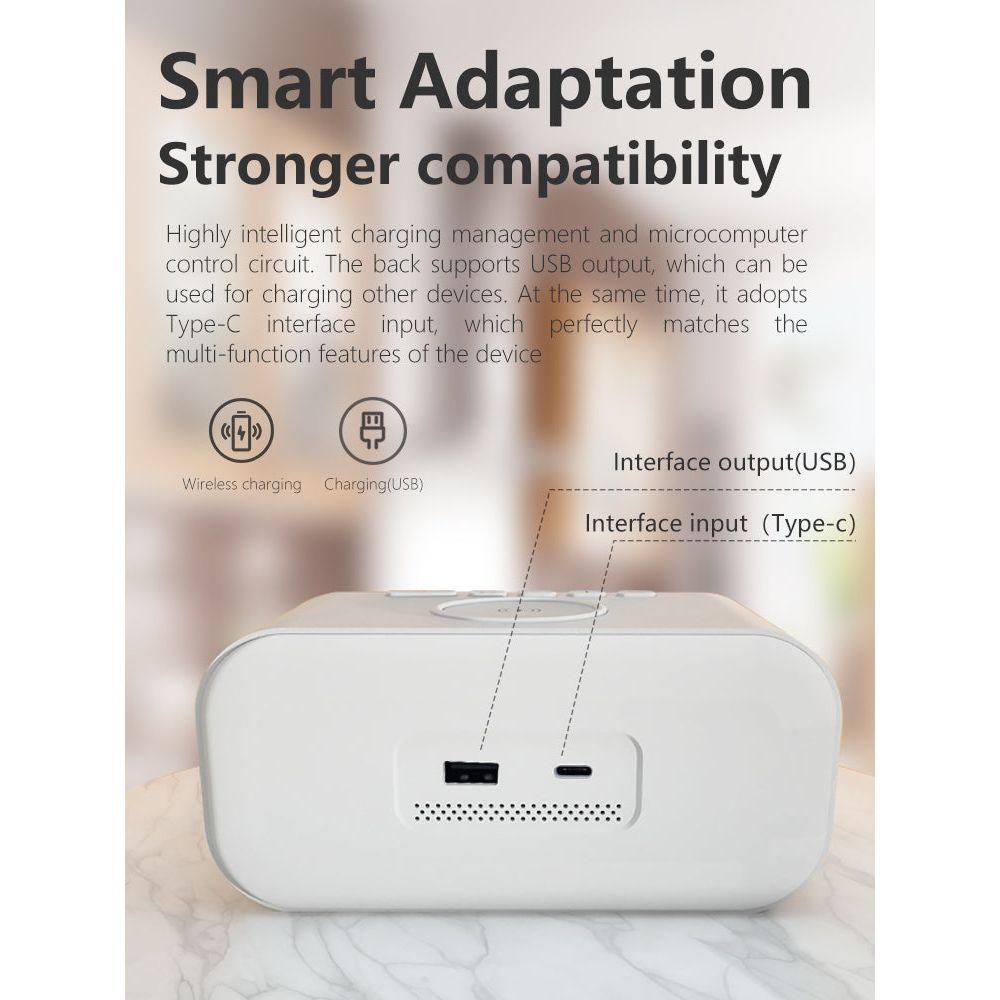 2-in-1 Alarm Clock - Multitime - Digital Display - Orthorun