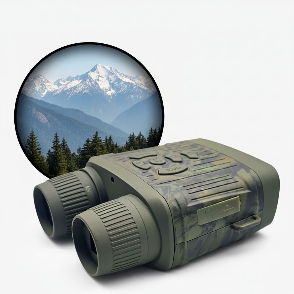 Orthorun | OptiClear Night Vision Binoculars – 1000ft Infrared, HD Display for Hunting & Surveillance