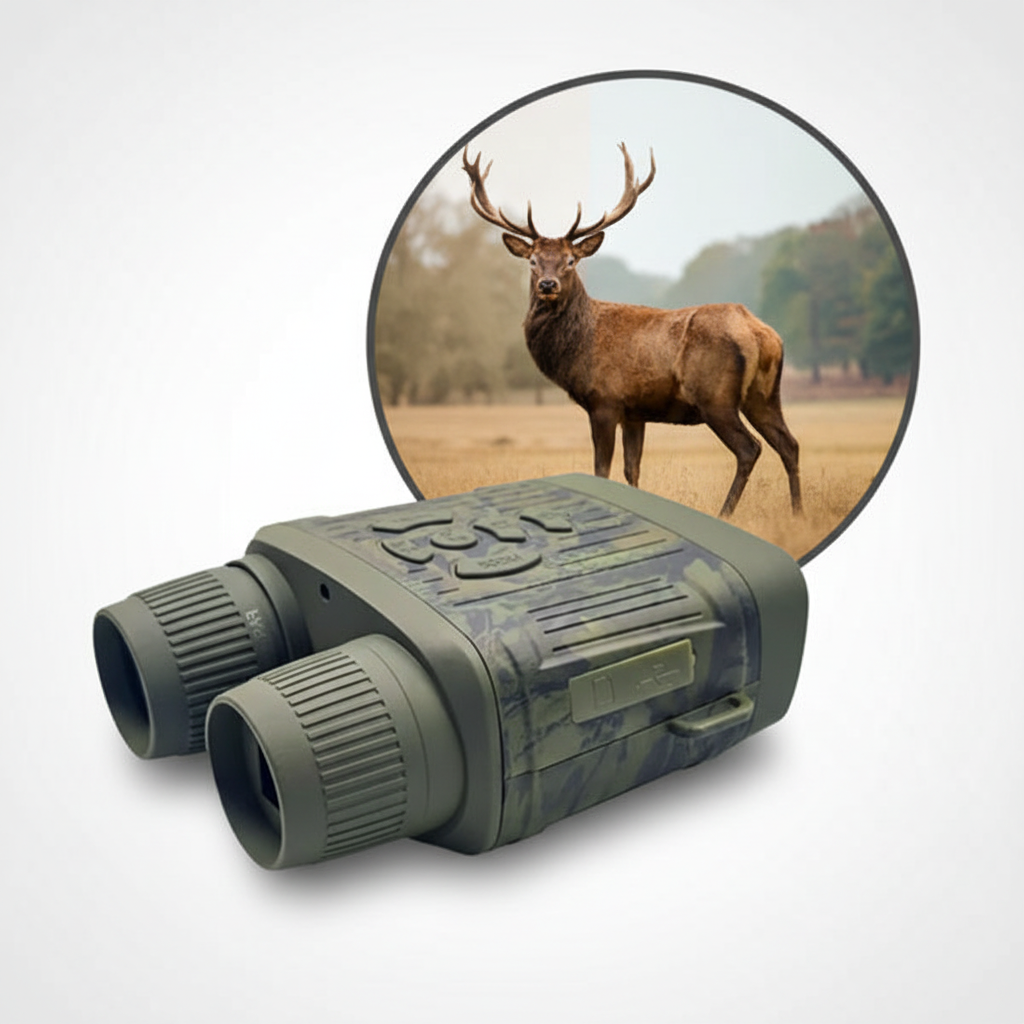 Orthorun | OptiClear Night Vision Binoculars – 1000ft Infrared, HD Display for Hunting & Surveillance