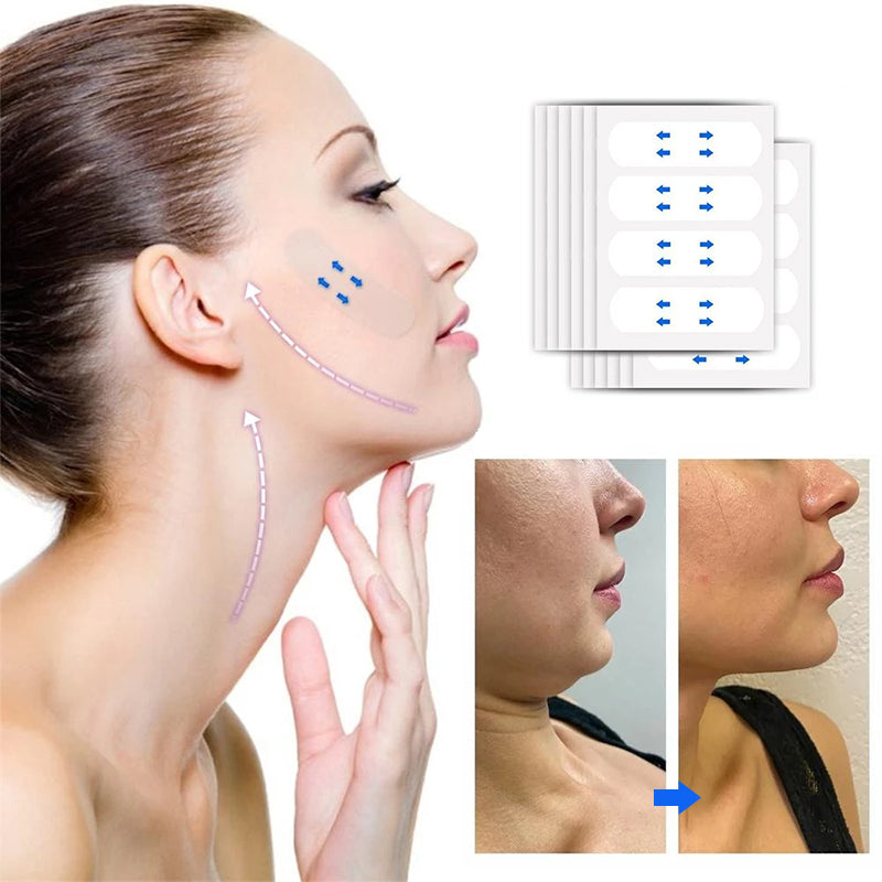 Orthorun | Invisible Face Lifter Tape – Instant Face Lift & V-Shape Slimming Tape